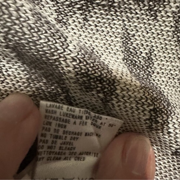 Crazy Train Black and Cream Patterned Cape - Picture 9 of 10